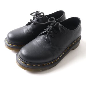 美品 Dr.Martens ドクターマーチン 24256 レザー 3ホール レースアップ ドレスシューズ/レザーシューズ ブラック 3UK レディース