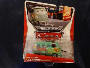 カーズ マテル Mattel RACE TEAM FILLMORE with HEADSET