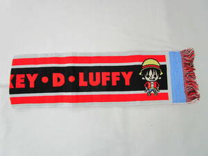 Y.23.G.25　SY　☆　ONE PIECE(ワンピース)　MONKEY・D・LUFFY(モンキー・ディー・ルフィー)　マフラー　未使用品　☆