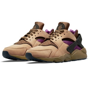 ☆ NIKE AIR HUARACHE LE PRALINE 薄茶/紫/黒 26.5cm ナイキ エア ハラチ リミテッド プラリネ レザー DH8143-201