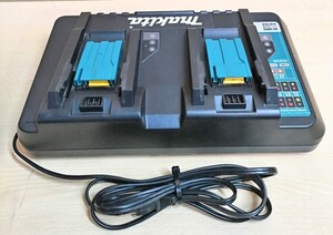 makita マキタ 7.2V ～ 18V用 純正 2個口急速充電器 DC18RD リチウムイオンバッテリー用 USB 電動工具 大工道具 工具 DIY