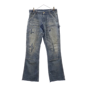 SAINT MICHAEL セントマイケル DOUBLE KNEE DENIM ダブルニー ヴィンテージ加工 デニム パンツ インディゴ SM-YS1-0000-066