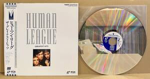 美品!■国内盤 帯付 LD レーザーディスク■The Human League ヒューマン・リーグ Greatest Hits (WV039 3022) カラー 長時間ディスク 1面