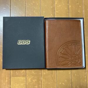 BBS 新品 車検証ケース レザー ブラウン 非売品