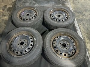 ZRR70 ノア ヴォクシー 鉄ホイール 15×6J 195/65/R15 2022年製 ZERIOUSタイヤ ☆引き取り歓迎☆千葉市若葉区から出品☆