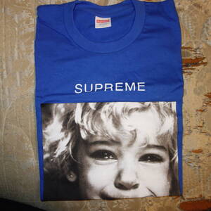 即決 supreme 2015 aw crybaby tee royal XL