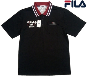 L/新品 フィラ FILA ポロシャツ ブラック