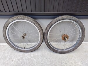 OLD BMX ARAYA 7C HE 20x1.75 IRC BMX RACER TIRE 当時物 VIA HUB 36h kuwahara webco mongoose hucth