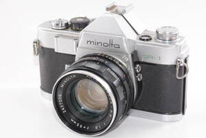 【外観特上級】MINOLTA ミノルタ SR-1＋ AUTO ROKKOR PF 1.8ｆ55mm　#u4527