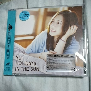 HOLIDAYS IN THE SUN/YUI 未開封CD+DVD　　　　、Ｃ