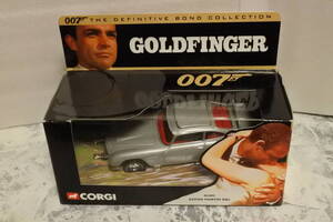 コーギー　007・ジェームスボンド　ショーン・コネリー　GOLD FINGER　アストンマーチン　DB5　1/36　シルバー未使用未開封品