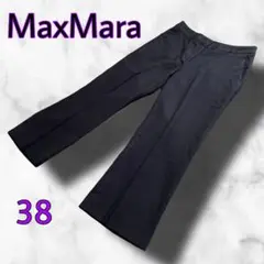 MaxMara マックスマーラ◆パンツ◆スラックス◆ウール◆シルク◆セミフレア