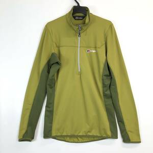 Berghaus バーグハウス ハーフジップ ストレッチシャツ Trek Stretch Half Zip 34527 グリーン系 メンズＳサイズ