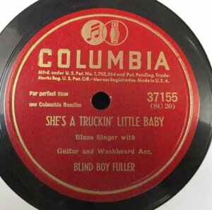 BLUES 78rpm ● Blind Boy Fuller / She