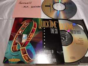 QUICKTIME THE CD Winners Of The 1993 Film Festival for Macintosh 輸入盤 ２枚組 SUMERIA USA アニメーション ドキュメンタリー 音楽