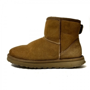 アグ UGG ショートブーツ 24 5854 クラシックミニ ムートン ブラウン レディース 靴