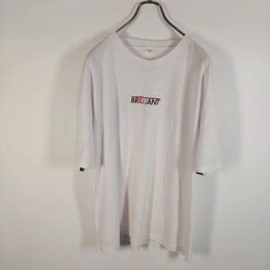 M BROWNY Tシャツ ホワイト バックロゴ 