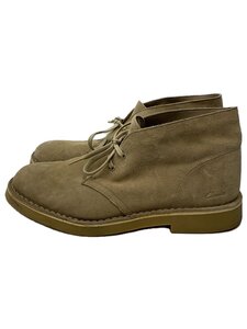 Clarks◆クラークス/ブーツ/27cm/ベージュ/スウェード