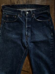 Special LEVIS 501 BIGE（ビッグE）濃紺デカ文字ズレカン神サイズW82cm×L71cmヴィンテージビンテージ赤耳66前期後期xxタイプWネーム