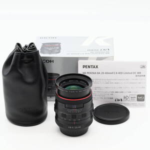 極上品 | PENTAX ペンタックス HD PENTAX-DA 20-40mmF2.8-4ED Limited DC WR ブラック #3836