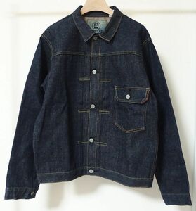 SUGAR CANE シュガーケーン SC12202 砂糖黍製 13oz 阿波藍混右綾 DENIM BLOUSE デニム ジャケット 1st TYPE Gジャン 40 Tバック仕様