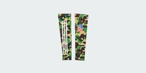 BAPE X ADIDAS ARM SLEEVE S/M アームスリーブ A BATHING APE エイプ カモ 迷彩