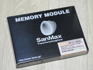 ★SanMax DDR3 PC3-10600 4GB 2枚組 合計：8GB 【SMD-8G28SP-13H-D】デスクトップ用