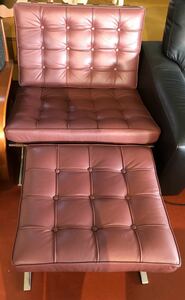 バルセロナチェア　レプリカ　2点セット　椅子　ソファー　780×750×800 I