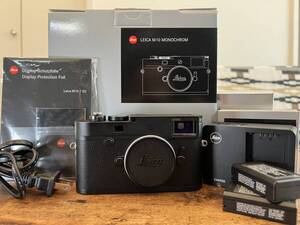 【極美品】【おまけ付き】　Leica ライカ M10 モノクローム【1万円スタート】