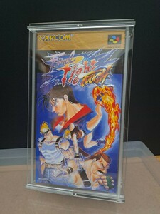 ●新品未開封● ファイナルファイトタフ final fight tough SFC アクリルケース付き ツヤあり 暗所保管 超美品 コレクション放出 レア