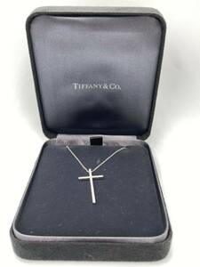TIFFANY ティファニー Tiffany&co. 750 ダイヤモンド付き　専用箱　ネックレス　BELGIUM