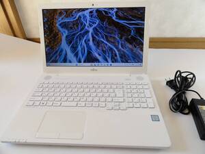 ☆お奨め Office 2021搭載 超美品 可愛い 富士通Lifebook AH50/B3 Core i7-7700HQ 2.8GHz SSD Win11中古品 富士通 ☆☆