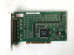 【中古パーツ】 interface PCI-2724CM DIO32/32点 絶縁24V■98-18