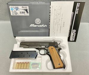 ほぼ未使用 絶版貴重 排薬快調 マルシン モデルガン ガバメント M1911 100周年記念モデル ダミーカート HW 検）MGC タニオコバ gm7 エラン