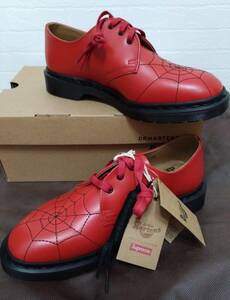 Supreme×Dr.Martens spiderweb 3-eye shoe シュプリーム ドクターマーチン スパイダー RED 赤 25cm