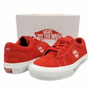 SUPREME シュプリーム × VANS Skate Sid S シューズ レッド サイズUS9＝27cm 正規品 / 35200