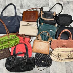 美品★ バッグ まとめ 15点 ボッテガヴェネタ BottegaVeneta ヴィヴィアン Felisi COACH コーチ BALLY ハイブランド等 ショルダー ジャンク