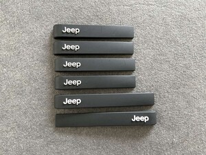 ★ジープ JEEP★17★6個セット エッジプロテクター　ステッカードア エッジガード ドアガード 保護 傷 凹み 車 傷防止クッションカバー