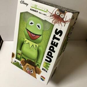 激レア ベアブリック マペッツ カーミット 100%&400% (BE@RBRICK muppets Kermit supreme SESAME STREET 新品未開封 本物 正規品)