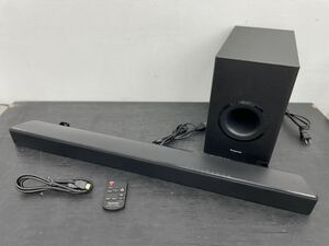 【ZI-002】Panasonic/パナソニック ホームシアターオーディオ機 サウンドバーシステム SU-HTB488 サブウーファー SB-HWA488 2018年製