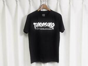 ◆HUF x THRASHER Tシャツ ハフ スラッシャー 限定 コラボ ツアー 黒 ブラック OLD SKATE オールドスケート 80s 90s Y2K 古着女子 送料無料