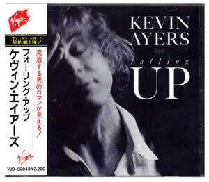 《CD国内盤帯付》 KEVIN AYERS (+OLLIE HALSALL)　falling up　ケビン・エアーズ　1988年作　オリーとの最後の全面コラボ　来日公演曲も