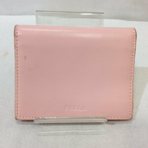 【値下げ】FURLA フルラ レザーカードケース ピンク【クリックポスト可】