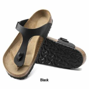 ※訳あり BIRKENSTOCK(ビルケンシュトック)ギゼ ビーチ サンダル ユニセックス Gizeh BS 43691 Regular Black EU40(26.0cm)