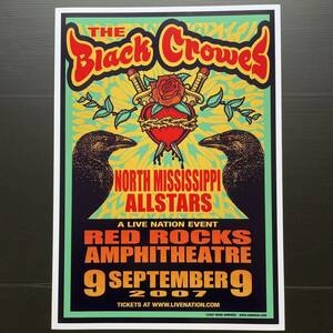 ポスター★ブラック・クロウズ 2007年 コロラド公演★The Black Crowes at Colorado★Magpie Salute/サザンロック