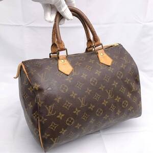 t818 LOUIS VUITTON ルイヴィトン モノグラム スピーディ30 M41526 ハンドバッグ シリアル SP1034