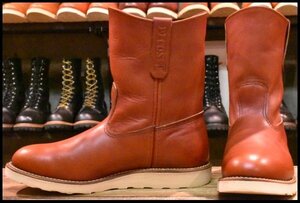 【9E 良品 14年】レッドウィング 8866 ペコス 赤茶 オロラセット プルオン クッションソール ブーツ redwing pecos HOPESMORE