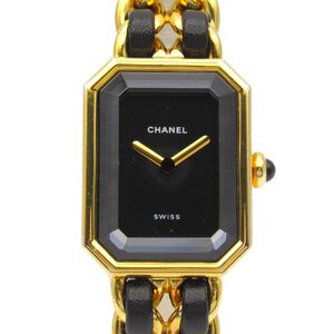 シャネル プルミエールL ブランドオフ CHANEL GP（ゴールドメッキ） 腕時計 GP/革 中古 レディース