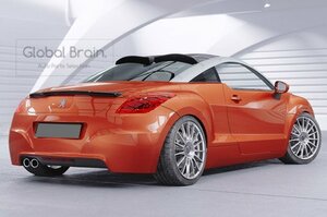 即納 2010-2015 プジョー RCZ 前期 後期 リア ルーフ スポイラー / ルーフ バイザー ウイング トリム エクステンション カバー