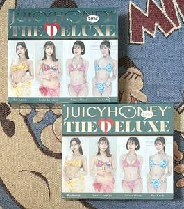 ジューシーハニー JUICYHONEY THE DELUXE 2024 新品未開封 2ボックス 2BOX シュリンク付き 神木麗 河北彩伽(河北彩花) 水卜さくら 楓ふうあ